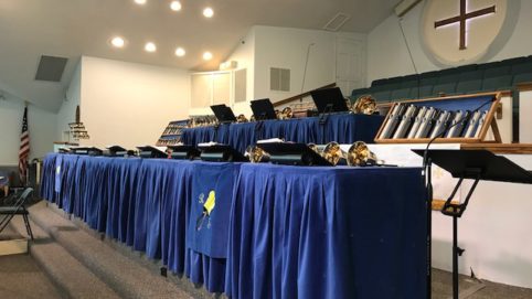 Schulmerich Handbell Tables